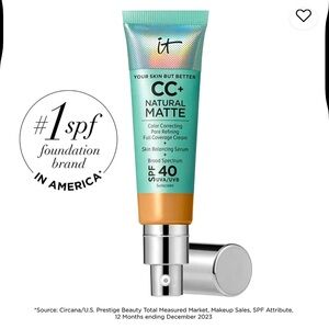 IT Cosmetics CC+ Cream SPF 40 CC+ CREAM NATURAL MATTE FOUNDATION WITH SPF 40 $47